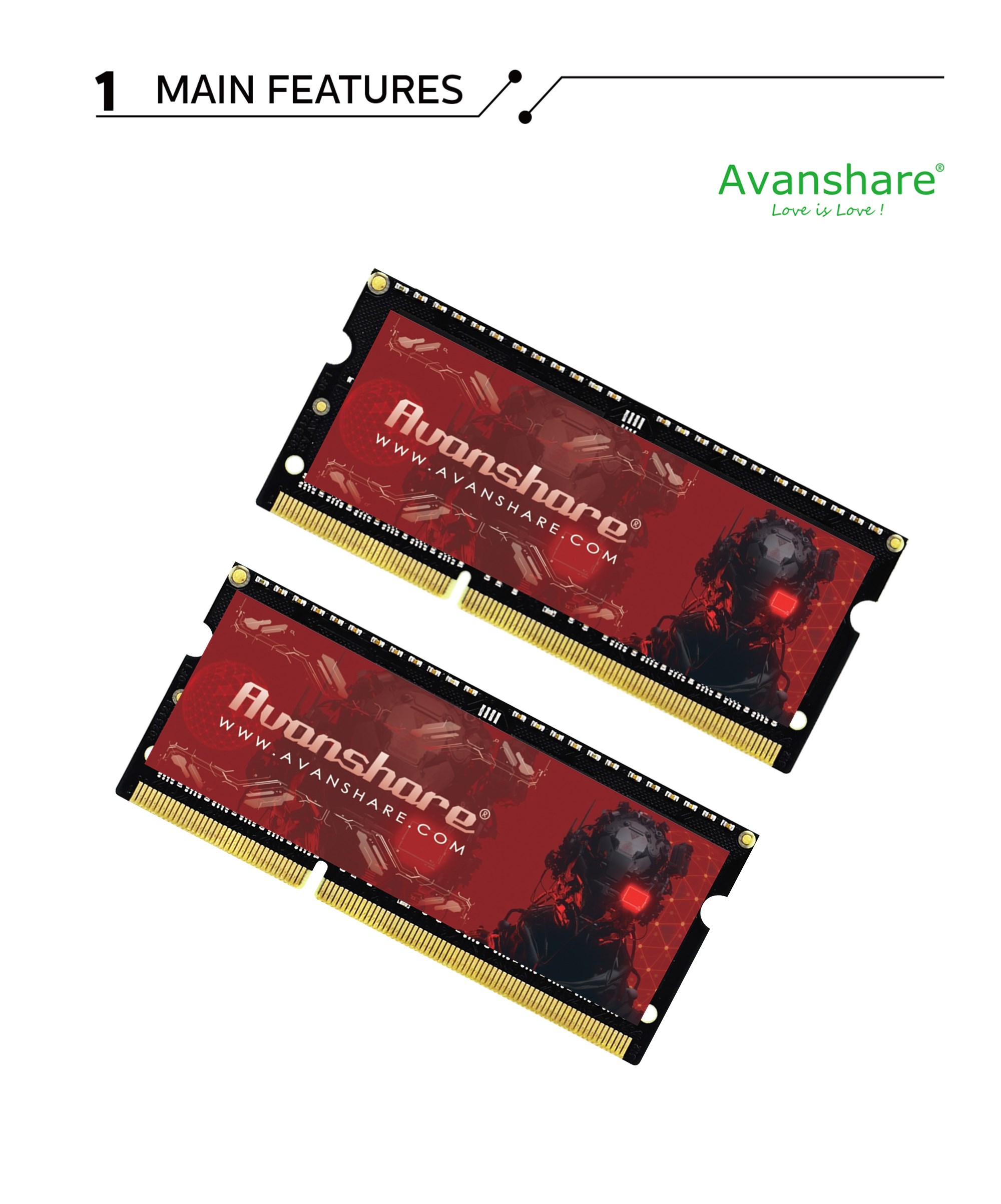 Avanshare Ram Memory DDR5 DDR4 - đánh giá và giá Ddr5 8Gb