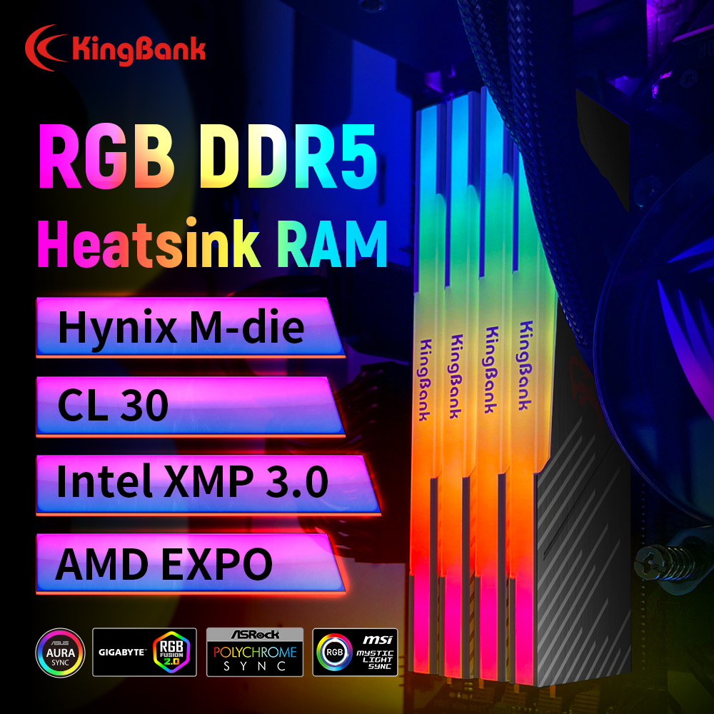 KingBank KRRB DDR5 RGB SoarBla - đánh giá và giá Ddr5 64Gb